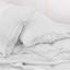 Комплект постельного белья MirSon Natural Linen Winter flower лен двуспальный белый (2200008249212) - миниатюра 4