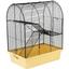 Клітка для гризунів Лорі Бунгало 3, 33х23х43 см, фарба, в асортименті (К010) - мініатюра 1