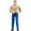 Игровая фигурка Bruder bworld Человек в голубых джинсах, 11 см - миниатюра 1