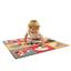 Ігровий килимок-пазл Baby Great Веселий зоопарк, 92х92 см, помаранчевий з сірим (GB-M129A4) - мініатюра 3