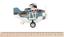 Самолет Same Toy Aircraft, со светом и музыкой, синий (SY8015Ut-4) - миниатюра 2