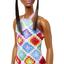Кукла Barbie Модница в платье с узором в ромб, 30 см (HJT06) - миниатюра 5