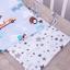 Защитный бортик в кроватку MirSon Kids Time 18-0008 Bunny Races, голубой - миниатюра 5