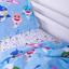 Комплект постельного белья MirSon Kids Time 17-0521 Sharks blue, детский - миниатюра 6