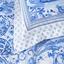 Комплект постельного белья Karaca Home Bellance mavi, ранфорс, полуторный, 220х160 см, голубой (svt-2000022316873) - миниатюра 4