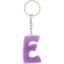 Брелок Yes буква Е, 5 см, фиолетовый (554259) - миниатюра 1