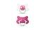 Пустушка силіконова Suavinex Зайчик, 4-18 міс., нічна, рожевий, 2 шт. (307006) - мініатюра 1