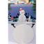 Подвеска-соты новогодняя Novogod'ko Снеговик 3D бумажная 20 см (974717) - миниатюра 2