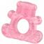 Прорізувач для зубів з водою Курносик Ведмедик, рожевий (7041 рож) - мініатюра 1