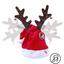 Шляпа Санта с рогами Offtop, красный (855037) - миниатюра 2