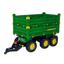 Причіп на 6 колесах Rolly Toys rollyMulti Trailer John Deere, зелений (125043) - мініатюра 1
