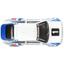 Коллекционная модель машинки Hot Wheels Премиальные автомобили '93 Ford Escort RS Cosworth белая (GJT68/HKF17) - миниатюра 5