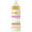 Пляшечка для годування Chicco Well-Being Colors, з силіконовою соскою 4м+, 330 мл, жовта (28637.11) - мініатюра 1