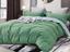 Комплект постельного белья Ecotton, полуторный, сатин, 215х150 см, зеленый (23663) - миниатюра 1