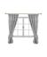 Комплект штор Прованс Gray Milan, 170х136 см, сірий (24621) - мініатюра 1