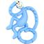 Игрушка-прорезыватель Matchstick Monkey Маленькая танцующая Обезьянка, 10 см, голубая (MM-МMT-007) - миниатюра 1