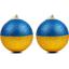 Набор новогодних шаров Novogod'ko 10 cм 2 шт. желто-синий (974890) - миниатюра 2