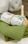 Плед вязаный Прованс Sweet home Коси, 130х170 см, травяной (28461) - миниатюра 3