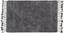 Набор ковриков Irya Paloma k.gri, 90х60 см и 60х40 см, темно-серый (svt-2000022277761) - миниатюра 3
