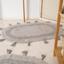 Набор ковриков Irya Hana Gri, 90х60 см + 60х40 см, серый (svt-2000022308199) - миниатюра 4