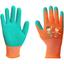 Перчатки рабочие детские Neo Tools латексное покрытие дышащая верхняя часть размер 4 оранжевые (97-644-4) - миниатюра 1