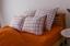 Комплект постельного белья ТЕП Happy Sleep Terracotta Check двуспальный терракотовый с белым (2-03795_25230) - миниатюра 3