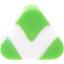 Гумка канцелярська Offtop, зелений (853509) - мініатюра 1