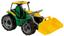 Трактор Lena с грейдером, 62 см, зеленый с желтым (2057) - миниатюра 1