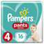 Підгузки-трусики Pampers Pants 4 (9-15 кг), 16 шт. - мініатюра 1