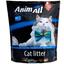 Силікагелевий наповнювач для котів AnimAll Кристали аквамарину, 7,6 л - мініатюра 1
