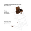 Набор Stokke Baby Set Tripp Trapp Walnut Brown: стульчик и спинка с ограничителем (k.100106.15) - миниатюра 2