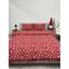 Комплект постельного белья Ecotton полуторный 15505 Снежинка на красном (24261) - миниатюра 9