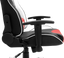 Геймерське крісло GT Racer чорне червоно-біле (X-5813 Black/Red/White) - мініатюра 11