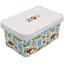 Коробка Qutu Style Box Zoo, с крышкой, 5 л, 13.5х19х28.5 см, разноцветная (STYLE BOX с/к ZOO 5л.) - миниатюра 1