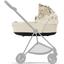 Люлька Cybex Mios Lux Simply Flowers Beige + Комплект текстиля Cybex Mios Simply flowers beige + Шасси для коляски Cybex Mios LS RBA Matt Black - миниатюра 4