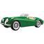 Автомодель Bburago Jaguar XK 120 1951 р 1:24 темно-зелений (18-22018) - мініатюра 1