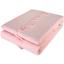 Покривало-плед с бахромой Izzihome Checkers, пике, 240х220 см, нежно-розовый (602541) - миниатюра 2
