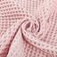 Покривало-плед с бахромой Izzihome Checkers, пике, 240х220 см, нежно-розовый (602541) - миниатюра 5