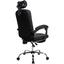 Офисное кресло GT Racer X-8003 Fabric, черное (X-8003 Black) - миниатюра 6