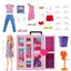 Двоповерхова шафа мрії Barbie з лялькою, 30 предметів (HGX57) - мініатюра 6