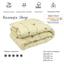 Одеяло шерстяное Руно Sheep, евростандарт, 220х200 см, бежевый (322.52ШУ_Sheep) - миниатюра 3