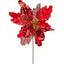 Квітка декоративна Novogod'ko Пуансетія 30 см червона (973970) - мініатюра 1