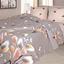 Комплект постільної білизни Ярослав, двоспальний, бязь, 220х200 см, сірий з персиковим (45176) - мініатюра 1