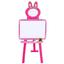 Мольберт Limo Toy Доска знаний 0703, 3 в 1 розовый (21543) - миниатюра 1