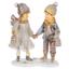 Фигурка декоративная Lefar Мальчик с девочкой, 10,5 см, серый с серебристым (192-210) - миниатюра 1