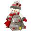 Мешочек для подарков МВМ My Home Снеговик 20х15х15 см серый (DH-NY-24 GRAY) - миниатюра 1