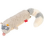 Іграшка для собак GiGwi Plush Єнот з пищалкою, 17 см (75310) - мініатюра 1