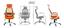 Кресло офисное Special4you Briz серый с белым (E0888) - миниатюра 11