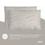 Набір постільної білизни Ideia Oasis з ковдрою, євростандарт, перламутрово-сірий (8000035248) - мініатюра 5