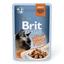 Вологий корм для дорослих котів Brit Premium Cat Turkey Fillets Gravy, філе індички в соусі, 85 г - мініатюра 1